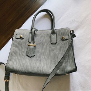 Gray and Gold Tote